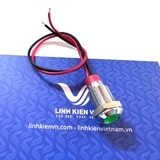 Đèn tủ điện 10mm ADP10 12-24V màu xanh / Đèn led vỏ kim loại XD10 - K2H14