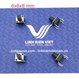 Nút nhấn 4 chân 6x6x8 mm cắm - K2H23