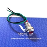 Đèn tủ điện 10mm ADP10 220V màu đỏ / Đèn led vỏ kim loại XD10 - S1H8