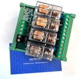 Bo mạch rơ le 24V 16A 4 Kênh G2R-1-E / cài ray / Module Relay G2R-1-E 4 Kênh 24V