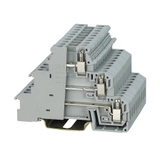 Cầu đấu cảm biến 3 tầng DIKD1.5 UK 0.2-2.5mm cài ray / sensor terminal block CTL2.5U - K1H20
