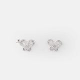 E STUD CUTE BUTTERFLY MULTI GEM