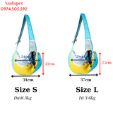 TÚI ĐEO CHÉO ĐA MÀU CHO CHÓ MÈO - SP007119