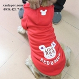 ÁO HOODIE CHO CHÓ LỚN RED AND BULL - SP000604