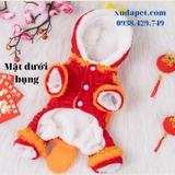 ÁO CON LÂN ĐỎ HÓA TRANG CHO CHÓ MÈO NGÀY LỄ HỘI XUDAPET- SP000548