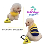 Combo 3 áo và túi cosplay shipper (Grab, Shopee, Be) cho chó mèo Xudapet - SP005361