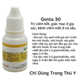 Thuốc nhỏ mắt Vemedim Genta 30 trị viêm kết giác mạc ở gia súc, viêm mắt 10ml - SP007048