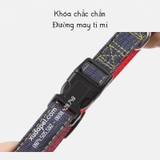 Combo Dây Dắt và Vòng Cổ Jean Chất Dù Chắc Chắn Cho Chó Mèo Xudapet (Màu Ngẫu Nhiên) - DDY00002