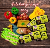 PATE TƯƠI CHO CHÓ MÈO GÀ CÁ NGỪ NGUYÊN CHẤT 100% HỘP 500G - SP005429