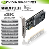 Card màn hình rời cho thiết kế đồ họa NVIDIA QUADRO P620 2GB DDR5 | 4mDP 1.4 | PCIex16 | có kèm chân lùn cho dòng cây Dell nhỏ - Like New / Bảo hành 24 tháng