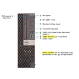 Cây máy tính để bàn Dell OptiPlex 7060, E05S4 (Core i5-9500 / RAM 16GB / New SSD 1TB / Win 10 Pro) | Like New A