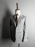 ÁO BLAZER KẺ PLAID GRAY