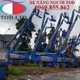 XE NÂNG NGƯỜI BOOM GENIE 24M LÀM VIỆC