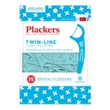 Chỉ nha khoa mùi bạc hà Plackers Twin-Line Dental Flossers (75 cái)