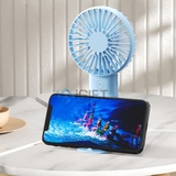 Quạt điện cầm tay có giá đỡ - In logo theo yêu cầu - QD01