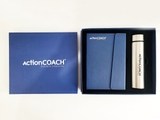  Bộ quà tặng bình giữ nhiệt và sổ bìa da in logo Action Coach