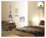 Decal dán tường Paris tráng lệ - trang trí sang trọng