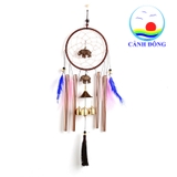 Chuông gió dreamcatcher lưới bắt giấc mơ lông vũ mềm mại