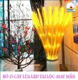 Bó 15 cây lúa đèn led tài lộc may mắn