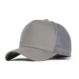 PREMI3R Nón lưỡi trai trơn 5panel meshcap GREY G6(S)05