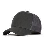 PREMI3R Nón lưỡi trai trơn 5panel meshcap CHARCOAL G6(S)04