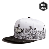 FLIPPER Nón snapback Rubber Paisley white/black  FB109 (L)