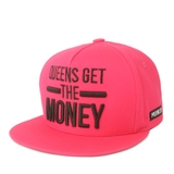 [outlet] Nón hiphop MONEY pink P129