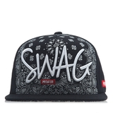 Nón Hiphop SWAG PASELY màu đen trắng P845