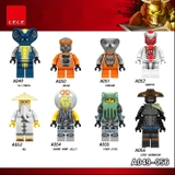 Minifigures Ninjago Các Mẫu Nhân Vật Sự Phụ Garmadon Shark Army Jelly A049 A050