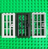 Một Bộ Cửa Song Sắt (Khung Và Cánh Cửa) NO.744 - Phụ Kiện MOC Tương Thích Lego Part 60596+60621