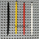 COMBO 2 Vòi Mềm 1x12 Technic Hose Soft Axle 12L NO.748 - Phụ Kiện MOC Tương Thích Lego Part 32200