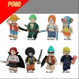 Lego Minifigures One Piece Đảo Hải Tặc - Các Mẫu Nhân Vật Nami Franky Ace Brook Sabo Crocodile PG8244