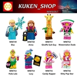 Lego Minifigures Các Nhân Vật Trong Frozen 2 Elsa Và Anna Mẫu Mới Ra Siêu Đẹp WM6067