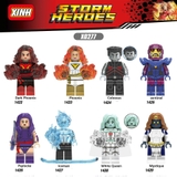 Lego Minifigures Marvel MCU Các Mẫu Nhân Vật Dark Phoenix Sentinel Iceman Mystique Mẫu Ra Mới Nhất X0277