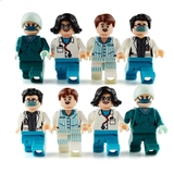 COMBO 8 Lego Minifigures Bác Sĩ Và Bệnh Nhân Chống Lại Bệnh Dịch Covid 19 NO.656 Mẫu Mới Ra Siêu Đẹp