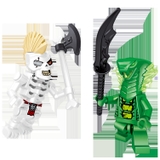 COMBO 2 Minifigures Nhân Vật Ninjago Season 12 Mẫu Mới Ra Siêu Đẹp PRCK 61058