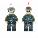 Lego Minifigures Nhân Vật  Người Lính  Camo Xanh Đẹp Mắt NO.838 - Mini Army Mới Ra