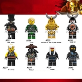 Minifigures Ninjago Các Nhân Vật Master Of The Golden Dragon Lele A033 A034 A035