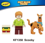 Minifigures Nhân Vật Trong Phim Hoạt Hình Chú Chó Siêu Quậy Scooby Doo Mẫu Mới Ra KF1358