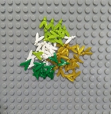 COMBO 25 Phụ Kiện Giống Lông Chim NO.1282 - Phụ Kiện MOC Tương Thích Lego Part 30216