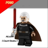 Lego Minifigures Nhân Vật Count Dooku Trong Phim Star Wars PG644
