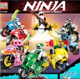 Combo 8 Mifigures Nhân Vật Ninjago Season 12 Full Trang Bị PRCK 61040