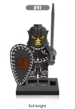 Lego Minifigures Hiếp Sĩ Bóng Tối Evil Knight X641 - Đồ Chơi Lắp Ráp Lính Trung Cổ