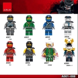 Minifigures Ninjago Các Mẫu Nhân Vật Harumi Samurai X Lya Lloyd Jay Kai Zane Cole Lele A001 A002 A003