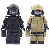 Minifigures Lính Đặc Chủng Được Trang Bị Đầy Đủ Với Mặt Được Vẽ Siêu Ngầu - Đồ Chơi Lắp Ráp Mini Army