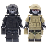 Minifigures Lính Đặc Chủng Được Trang Bị Đầy Đủ Với Mặt Được Vẽ Siêu Ngầu - Đồ Chơi Lắp Ráp Mini Army