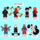 Minifigures Lắp Ghép Nhân Vật Người Nhện Đa Vũ Trụ Spider-man Across Spider-verse KT1069 - Đồ Chơi Lắp Ráp Mini