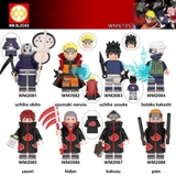 COMBO 8 Minifigures Các Nhẫn Giả Ninja Naruto Uchiha Obito - Uzumaki Naruto - Uchiha Sasuke - Hatake Kakashi WM6105