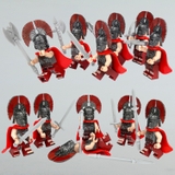 COMBO 12 Lính La Mã Trung Cổ Siêu Đẹp Cùng Áo Choàng Trang Bị Vũ Khí Đầy Đủ M1641 - Đồ Chơi Lắp Ráp Mô Hình Nhân Vật