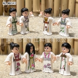 COMBO 8 Minifigures Các Nhân Vật Thiếu Nữ Xinh Đẹp M8043 - Đồ Chơi Lắp Ráp Mini